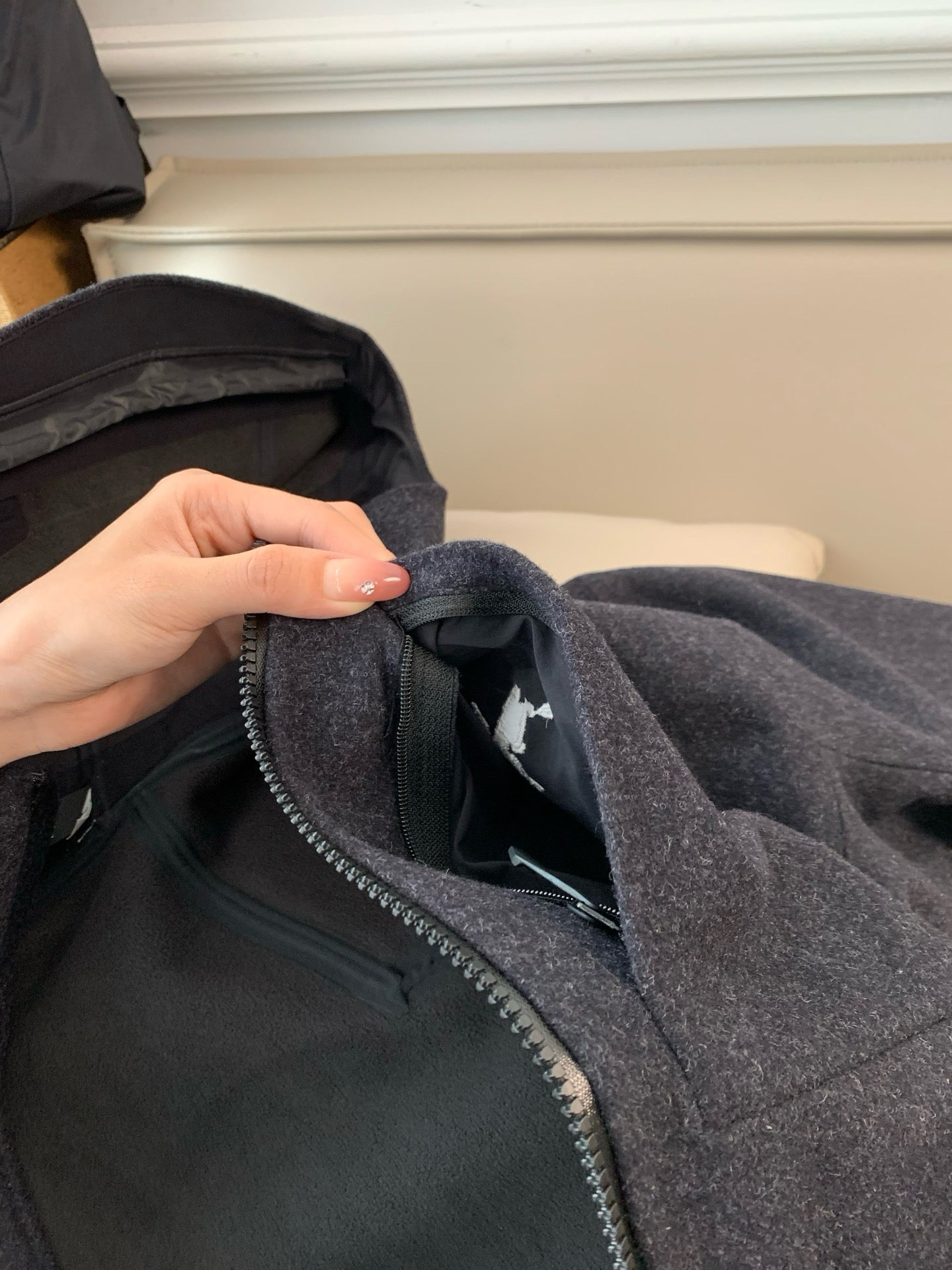 Activewear Premium WOOL Softshell Durable All-Weather Jacket with DWR Two-Way Stretch Outdoor & Casual Wear