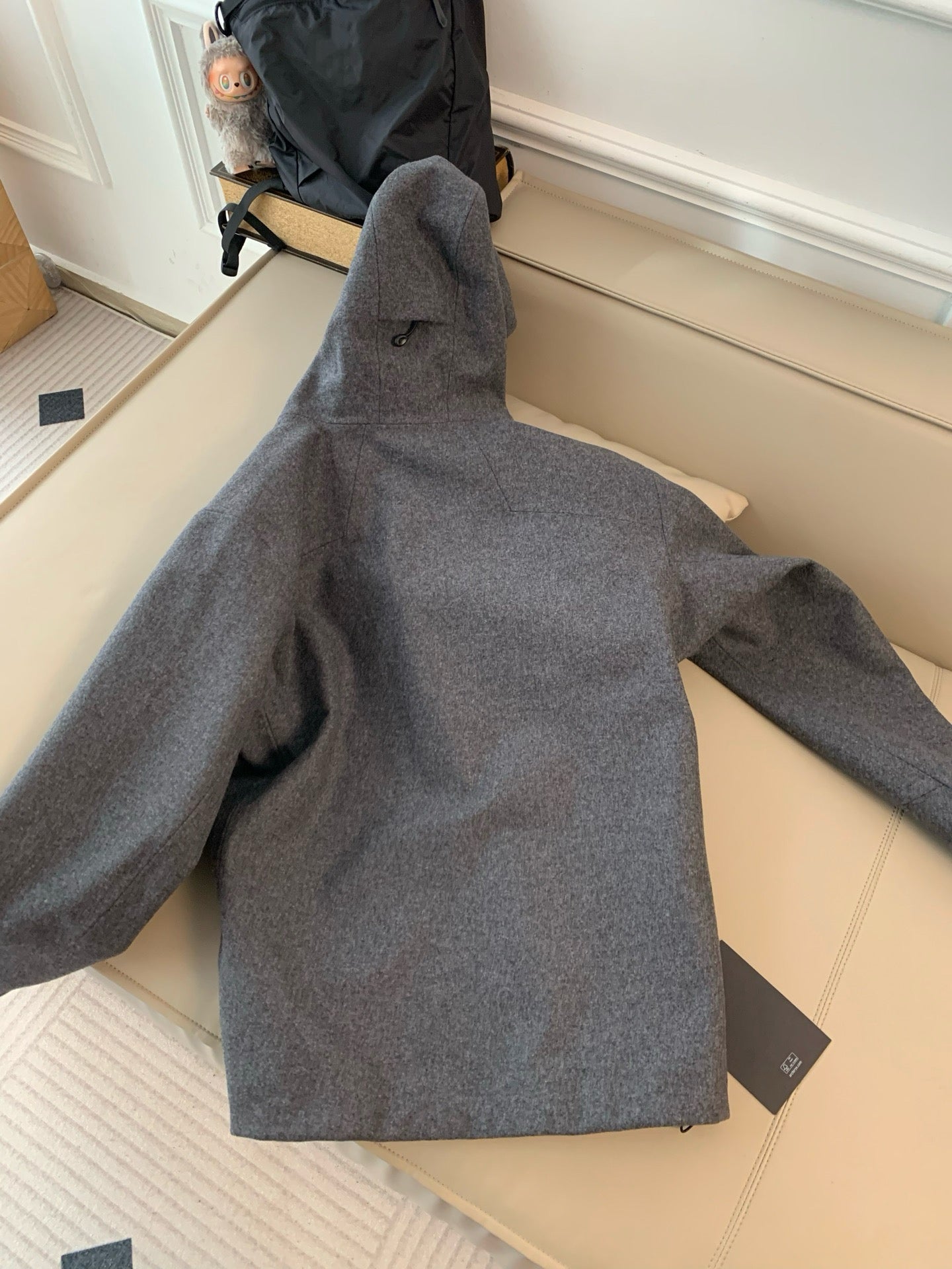 Activewear Premium WOOL Softshell Durable All-Weather Jacket with DWR Two-Way Stretch Outdoor & Casual Wear