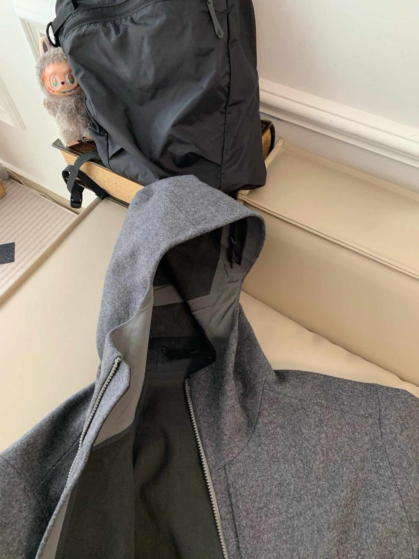 Activewear Premium WOOL Softshell Durable All-Weather Jacket with DWR Two-Way Stretch Outdoor & Casual Wear