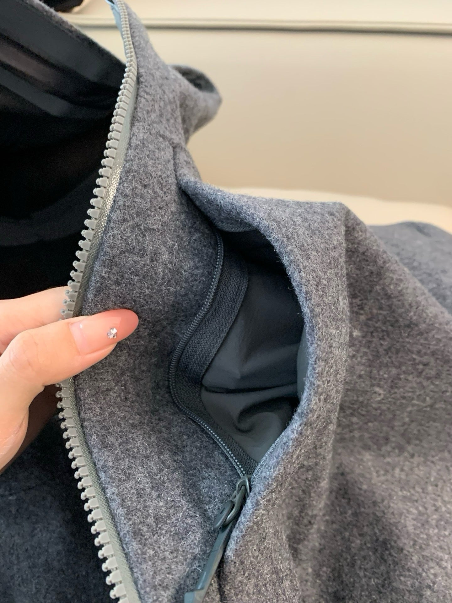 Activewear Premium WOOL Softshell Durable All-Weather Jacket with DWR Two-Way Stretch Outdoor & Casual Wear