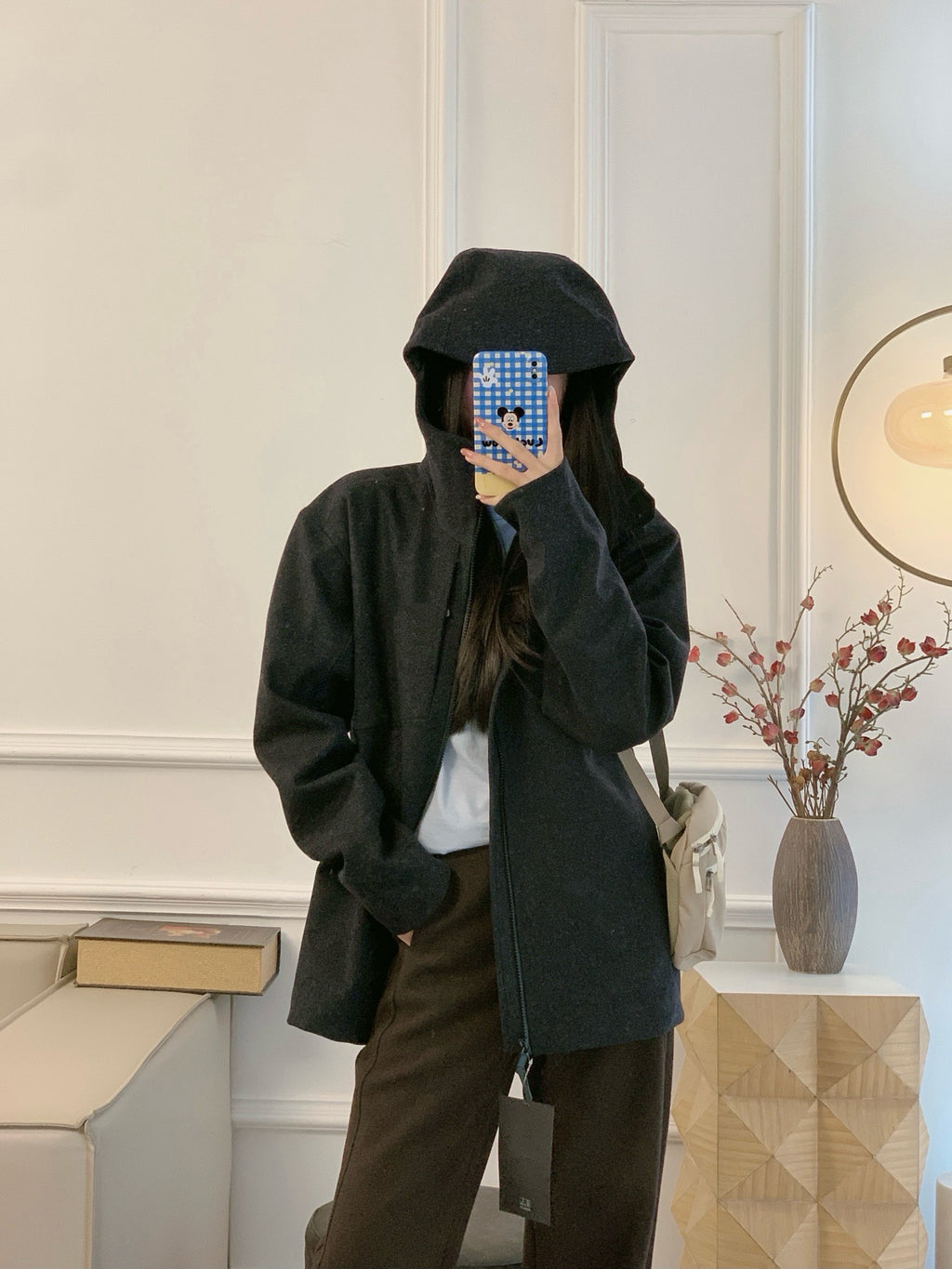 Activewear Premium WOOL Softshell Durable All-Weather Jacket with DWR Two-Way Stretch Outdoor & Casual Wear