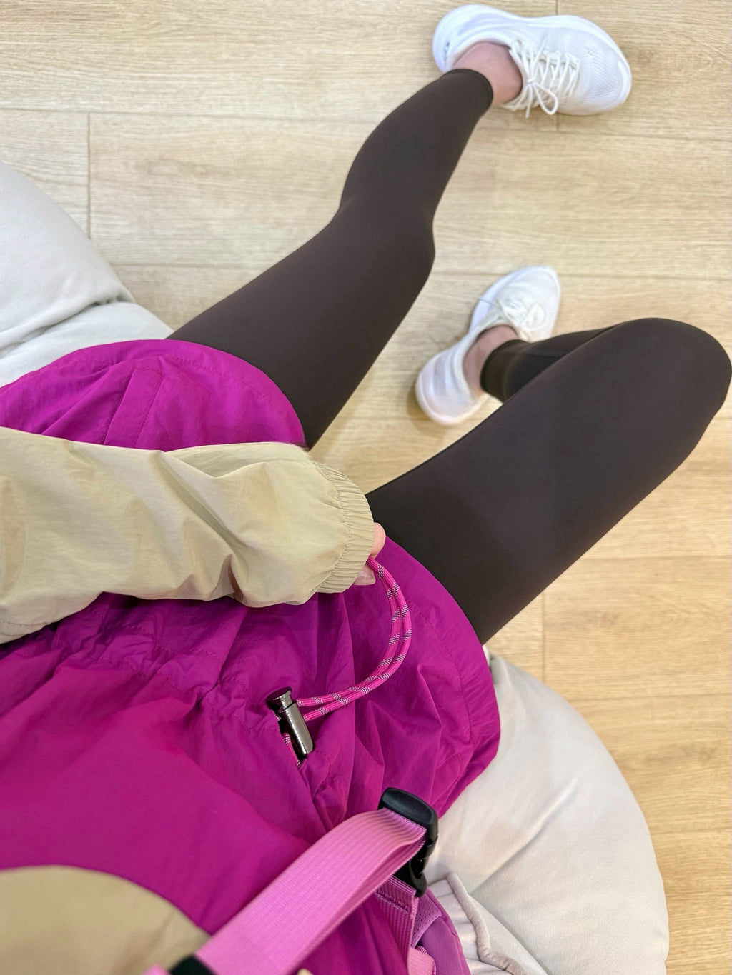 Women's Evergreen Woven Color Block Jacket Cinch Waist Slimming Outdoor Activewear Windbreaker Covers Hips sun- protective jacket Outdoor Running Camping Hiking Windbreaker Premium Quality