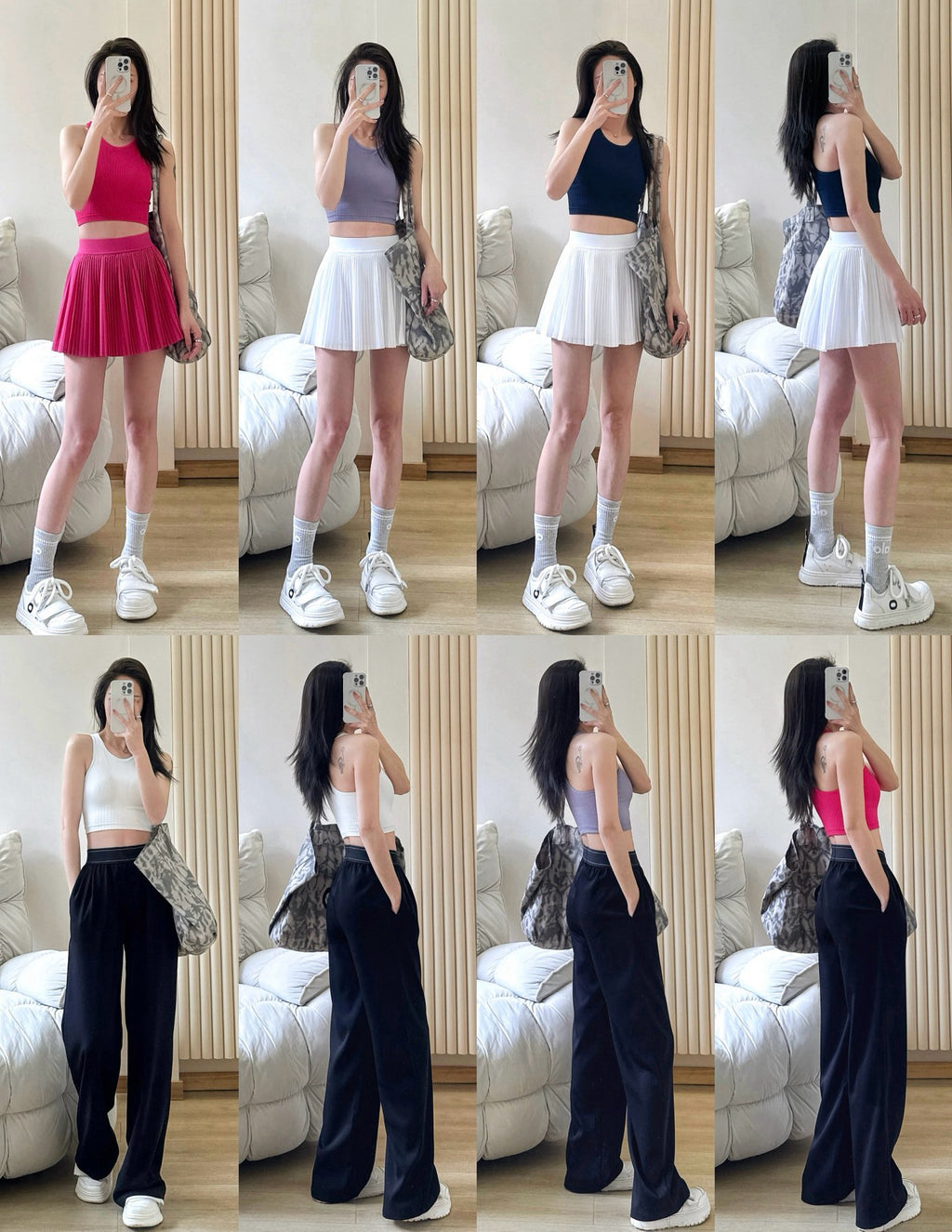 Sports Tank Tops Knitted Ribbed Chest Pad Medium Support  suitable for A to D cup sizes Casual Fitness Breathable Versatile Yoga Running Underwear