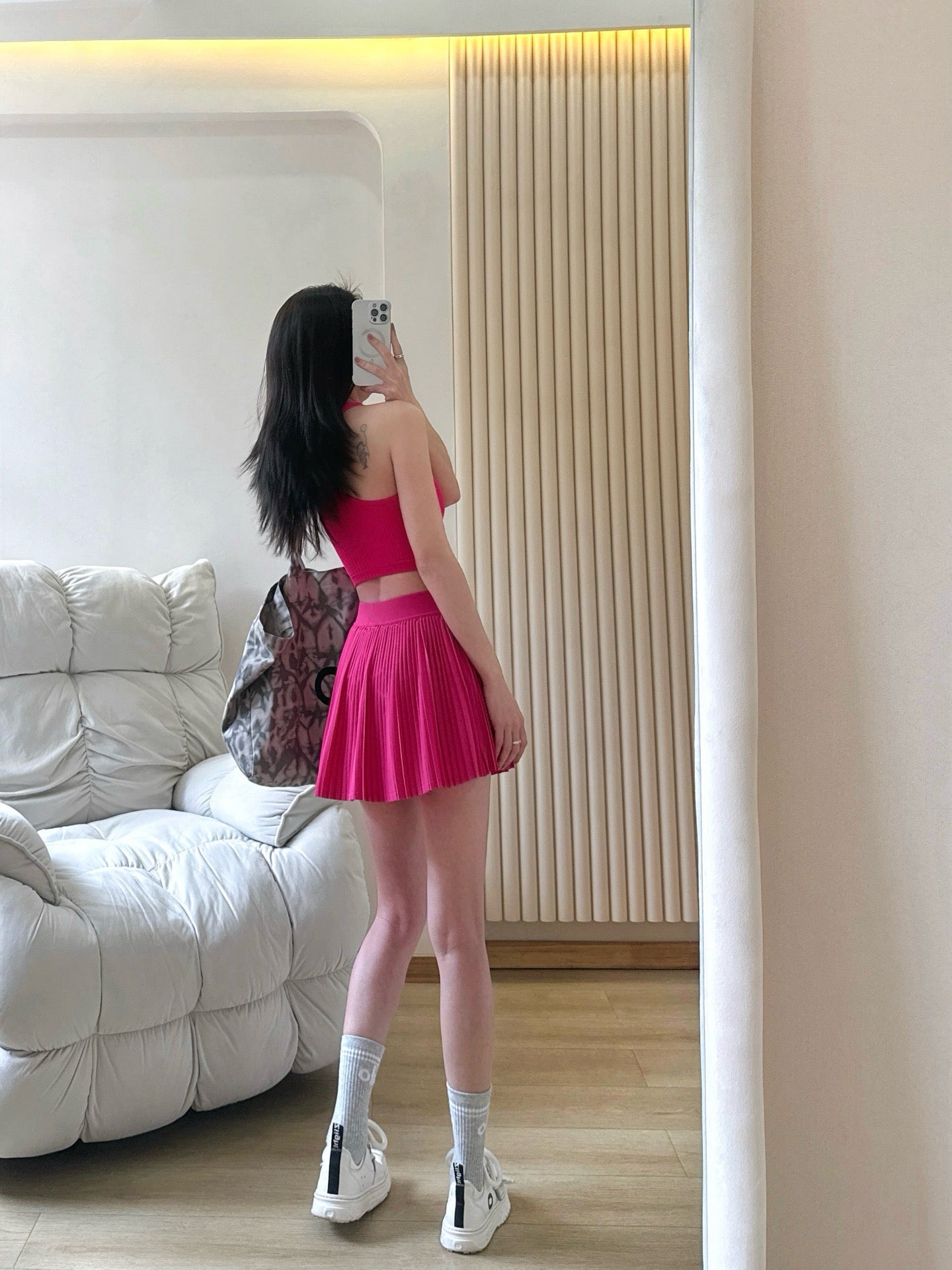 Sports Tank Tops Knitted Ribbed Chest Pad Medium Support  suitable for A to D cup sizes Casual Fitness Breathable Versatile Yoga Running Underwear