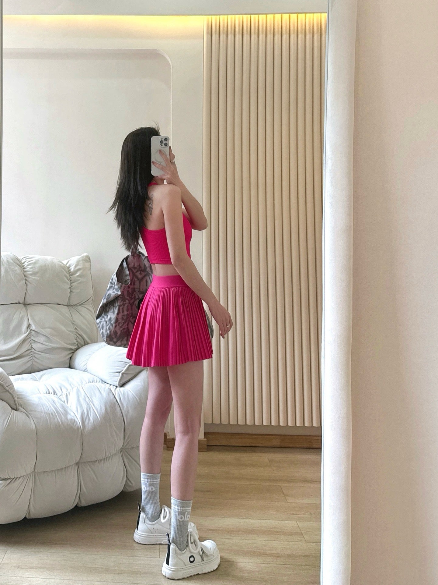 Sports Tank Tops Knitted Ribbed Chest Pad Medium Support  suitable for A to D cup sizes Casual Fitness Breathable Versatile Yoga Running Underwear