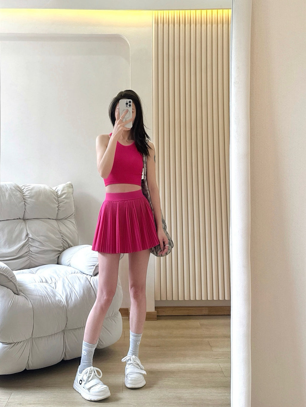 Sports Tank Tops Knitted Ribbed Chest Pad Medium Support  suitable for A to D cup sizes Casual Fitness Breathable Versatile Yoga Running Underwear