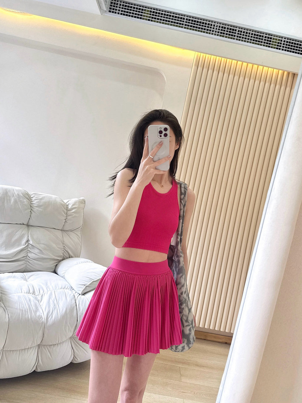 Sports Tank Tops Knitted Ribbed Chest Pad Medium Support  suitable for A to D cup sizes Casual Fitness Breathable Versatile Yoga Running Underwear