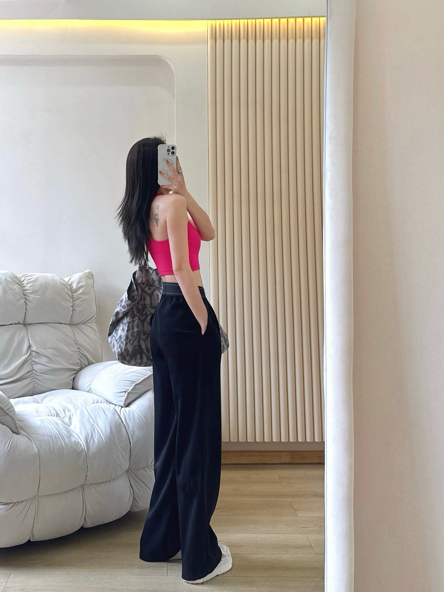 Sports Tank Tops Knitted Ribbed Chest Pad Medium Support  suitable for A to D cup sizes Casual Fitness Breathable Versatile Yoga Running Underwear