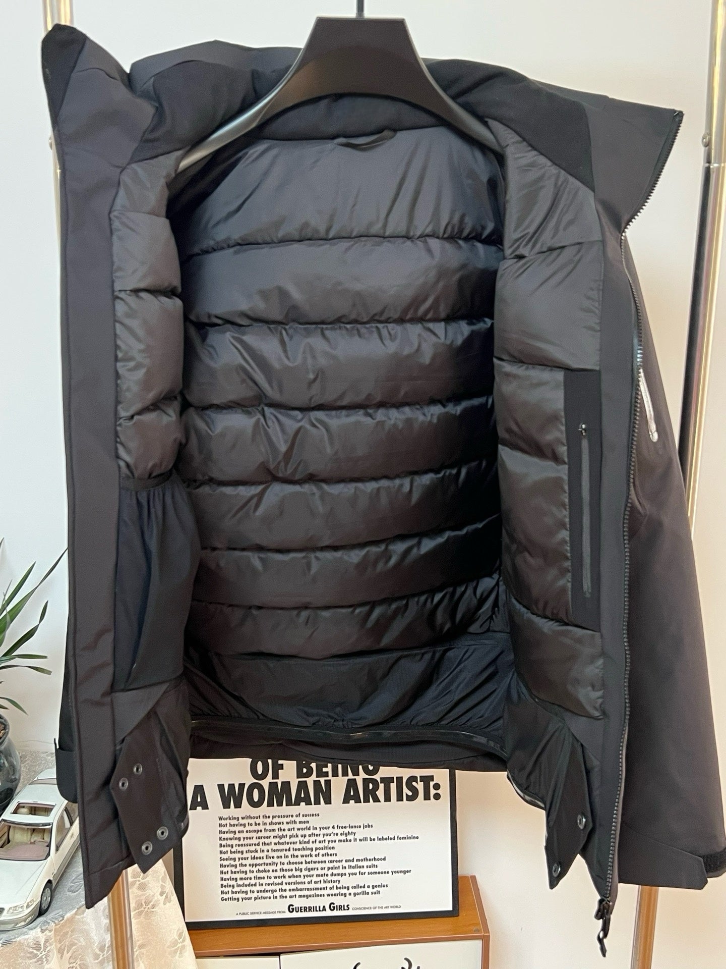 Unisex GORE-TEX Ski Down Jacket 750-Fill European Goose Down Waterproof Windproof Hooded Parka with Detachable Powder Skirt