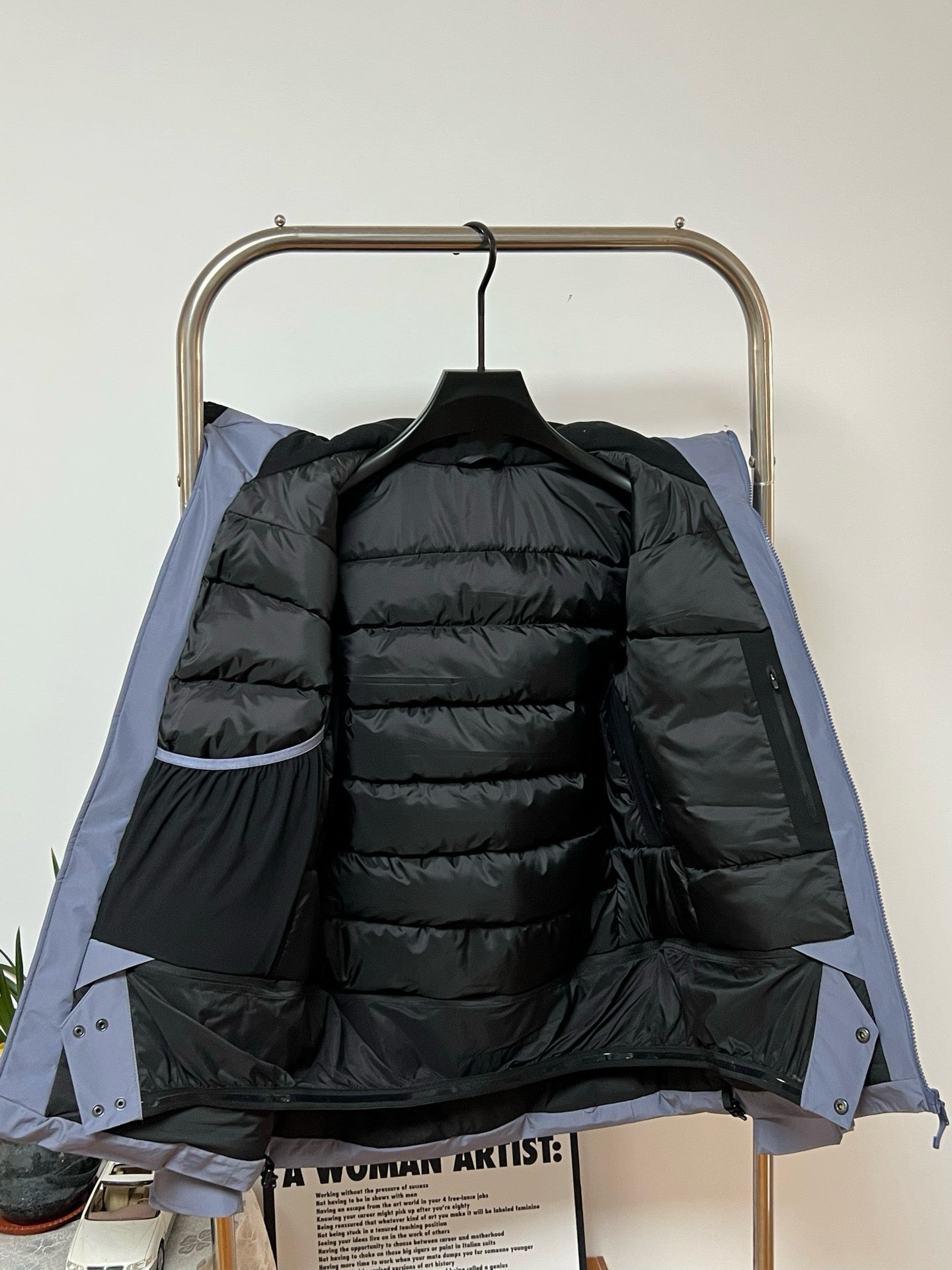 Unisex GORE-TEX Ski Down Jacket 750-Fill European Goose Down Waterproof Windproof Hooded Parka with Detachable Powder Skirt