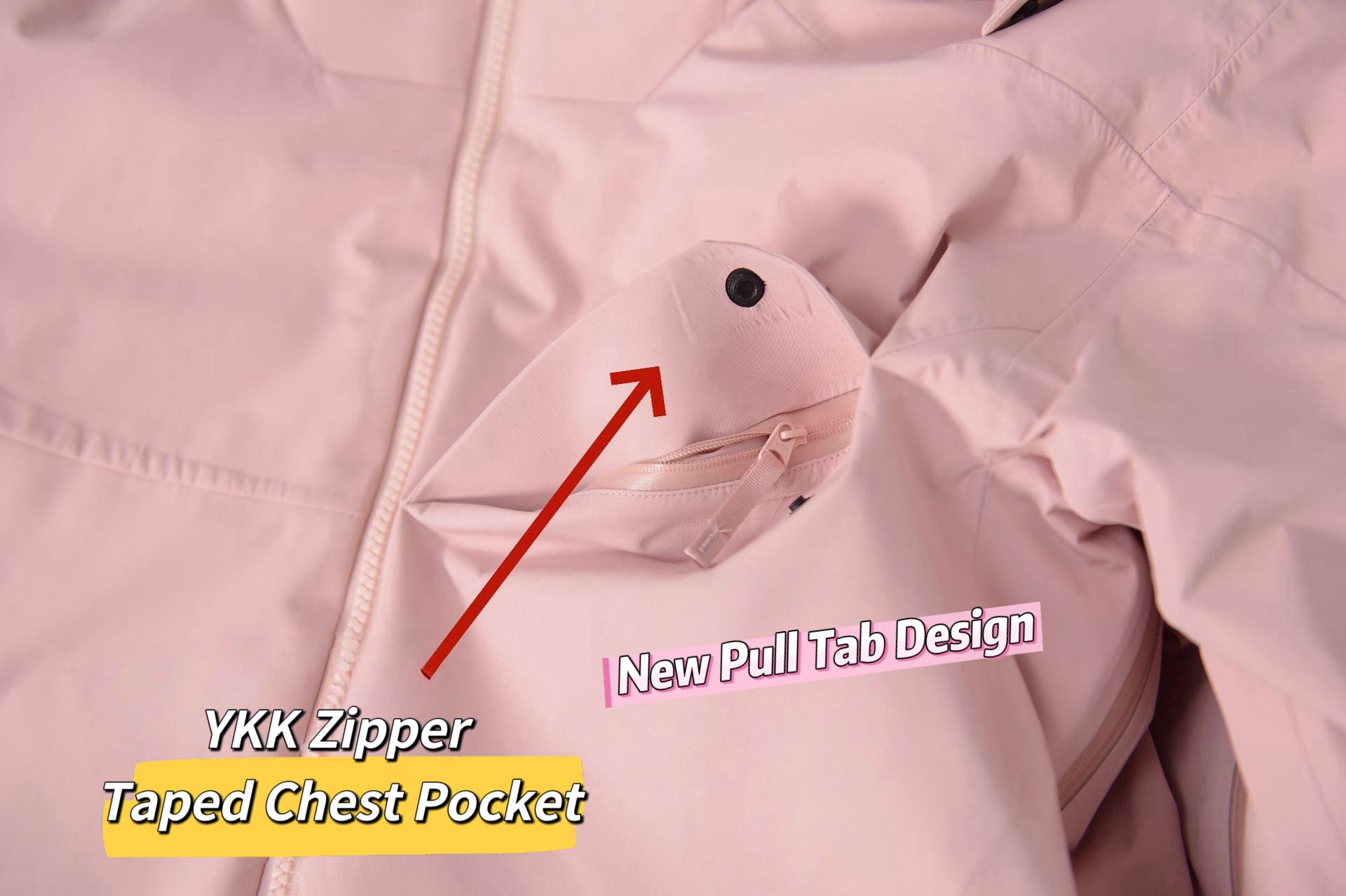 Unisex GORE-TEX Ski Down Jacket 750-Fill European Goose Down Waterproof Windproof Hooded Parka with Detachable Powder Skirt