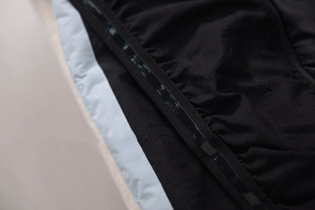 Unisex GORE-TEX Ski Down Jacket 750-Fill European Goose Down Waterproof Windproof Hooded Parka with Detachable Powder Skirt