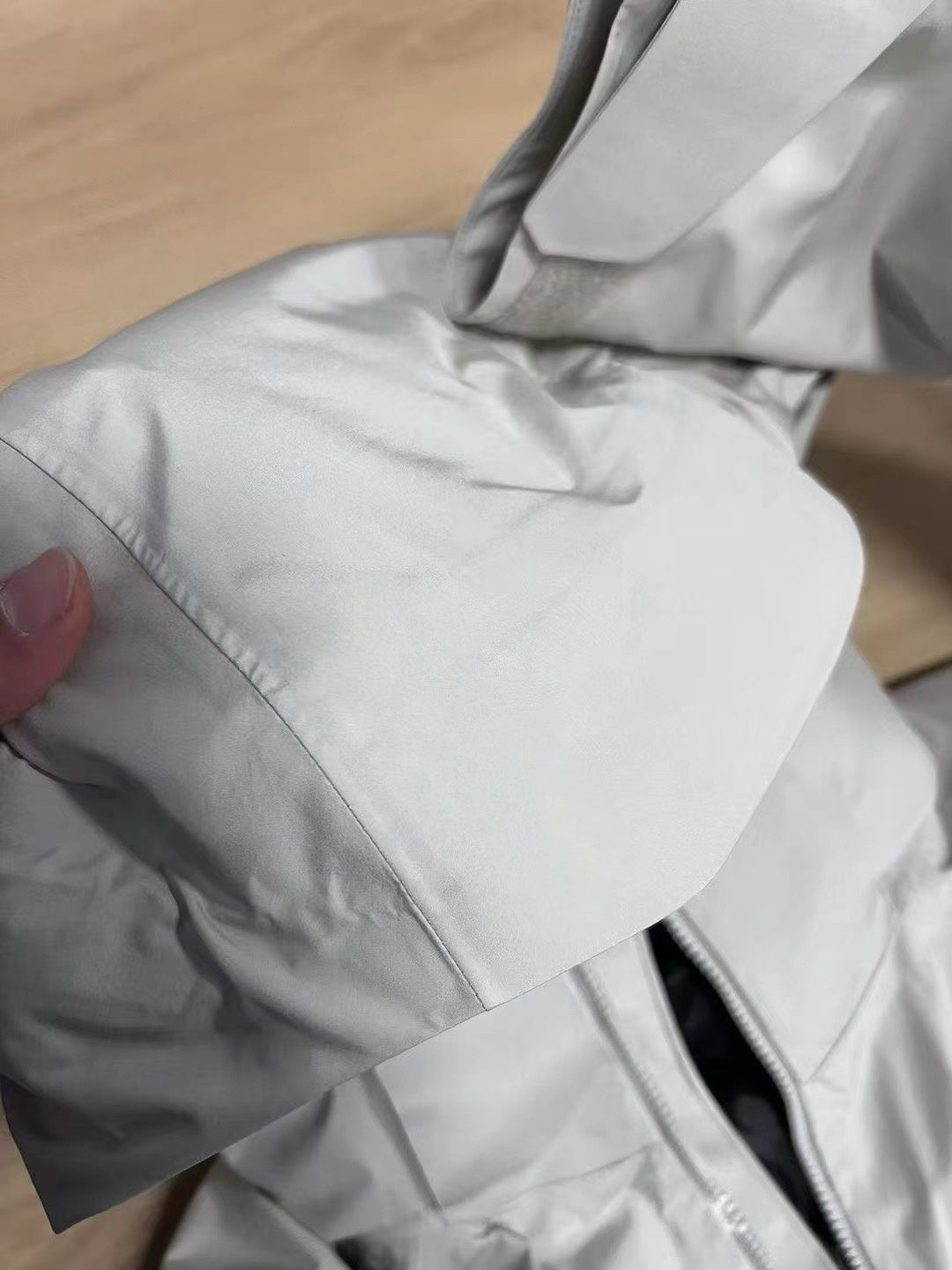 Unisex GORE-TEX Ski Down Jacket 750-Fill European Goose Down Waterproof Windproof Hooded Parka with Detachable Powder Skirt