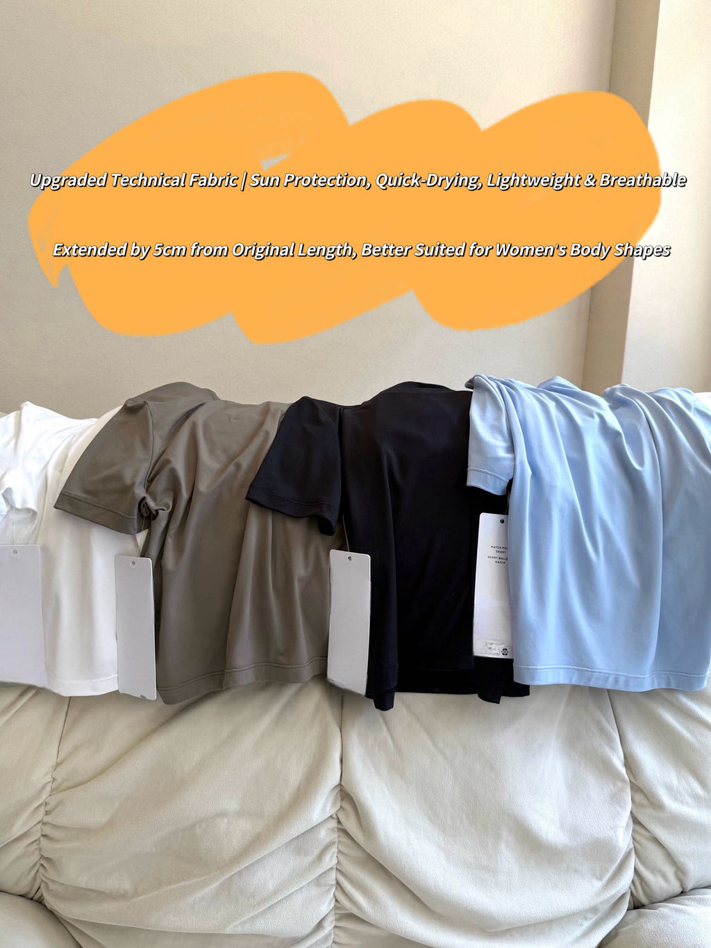 Soft Crop Lightweight Quick-Dry Slim Fit Short Sleeve Barely There Feel Simple High Waist Versatile Round Neck Casual Top T Women's T-shirt