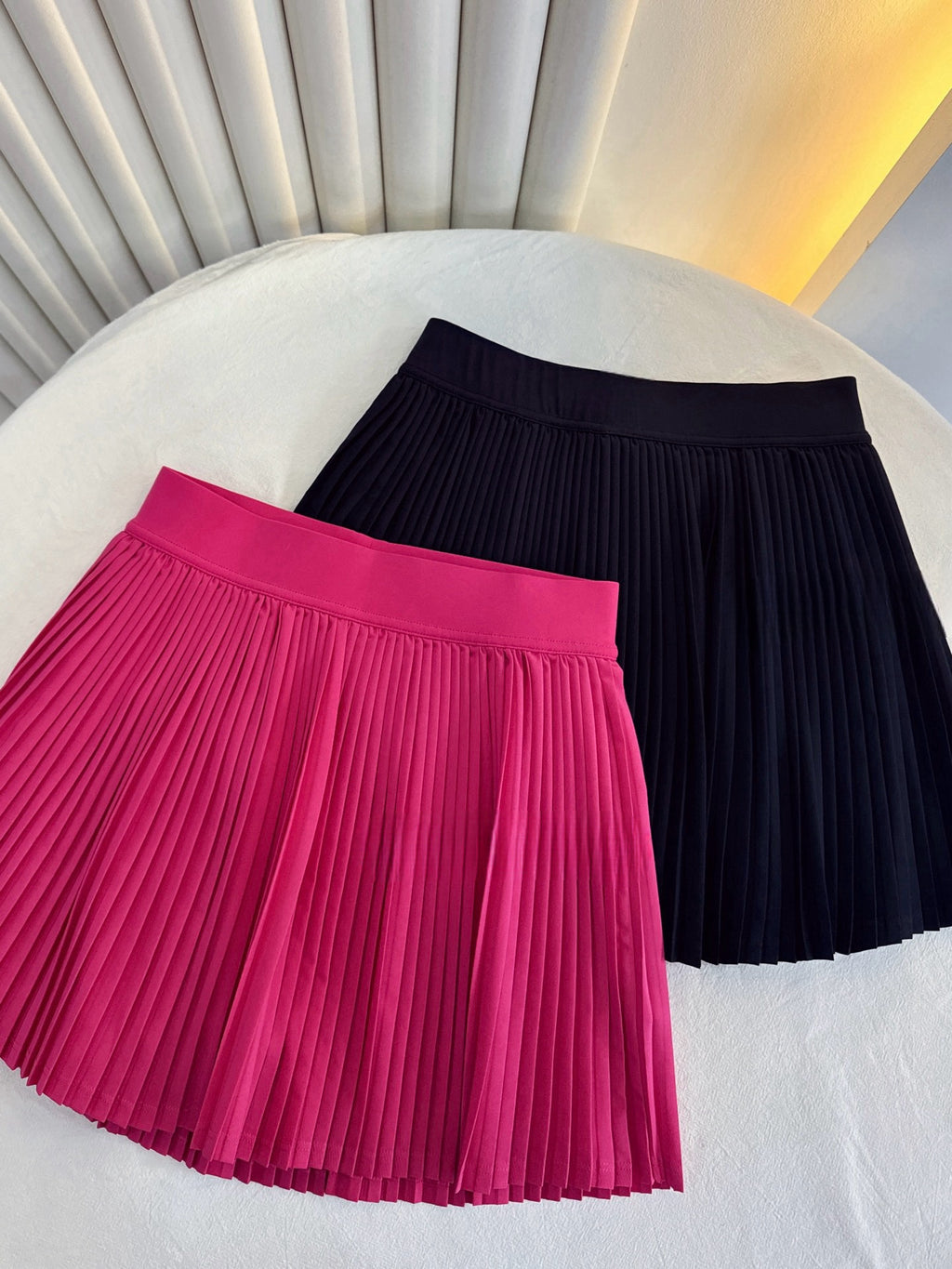 Practical Anti-slip Tennins Pleated Skirt Women Slimming Running Inner Lining Anti-Exposure Breathable Sports Yoga Fitness Pants Pleated Skirt activewear
