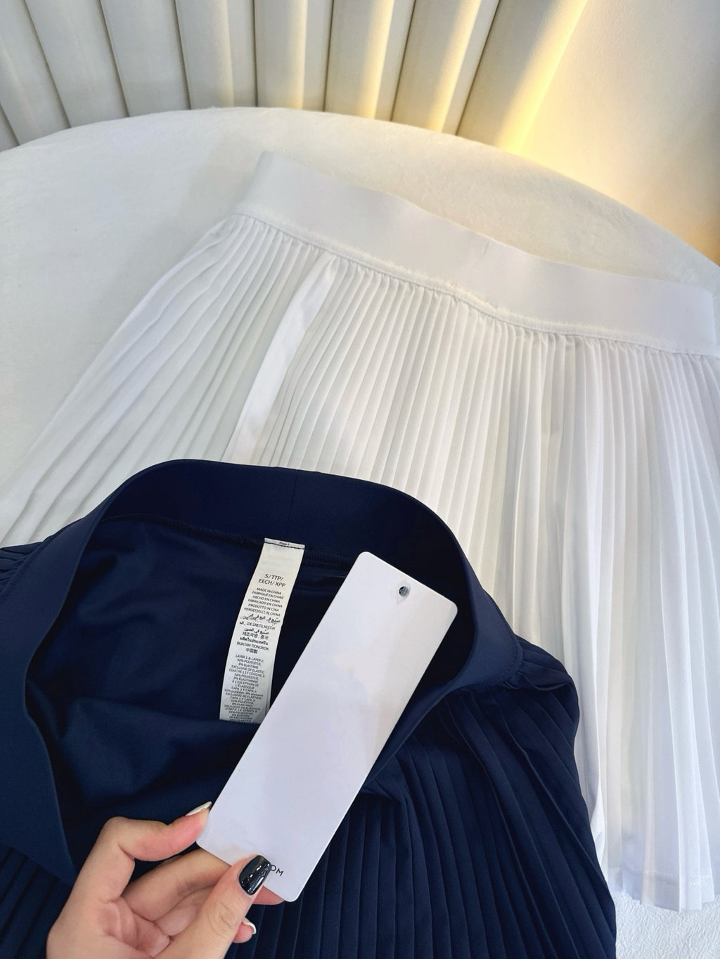 Practical Anti-slip Tennins Pleated Skirt Women Slimming Running Inner Lining Anti-Exposure Breathable Sports Yoga Fitness Pants Pleated Skirt activewear