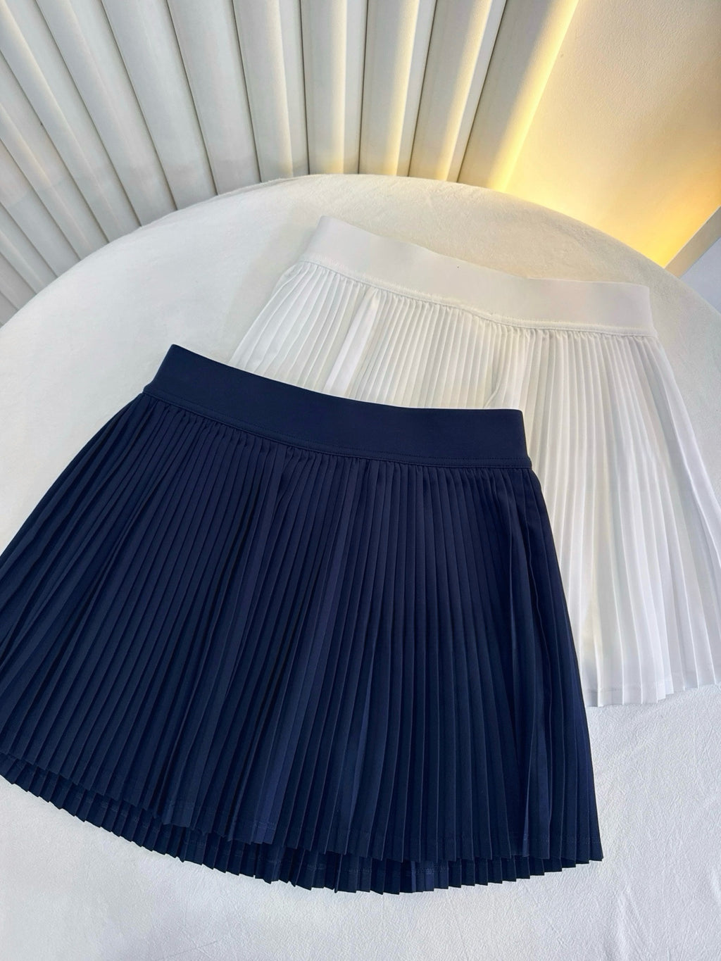 Practical Anti-slip Tennins Pleated Skirt Women Slimming Running Inner Lining Anti-Exposure Breathable Sports Yoga Fitness Pants Pleated Skirt activewear