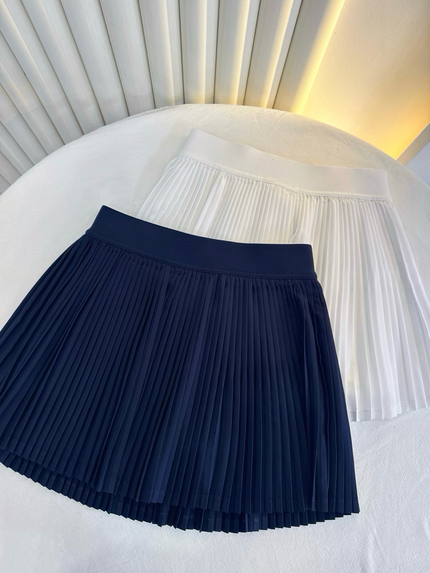 Practical Anti-slip Tennins Pleated Skirt Women Slimming Running Inner Lining Anti-Exposure Breathable Sports Yoga Fitness Pants Pleated Skirt activewear