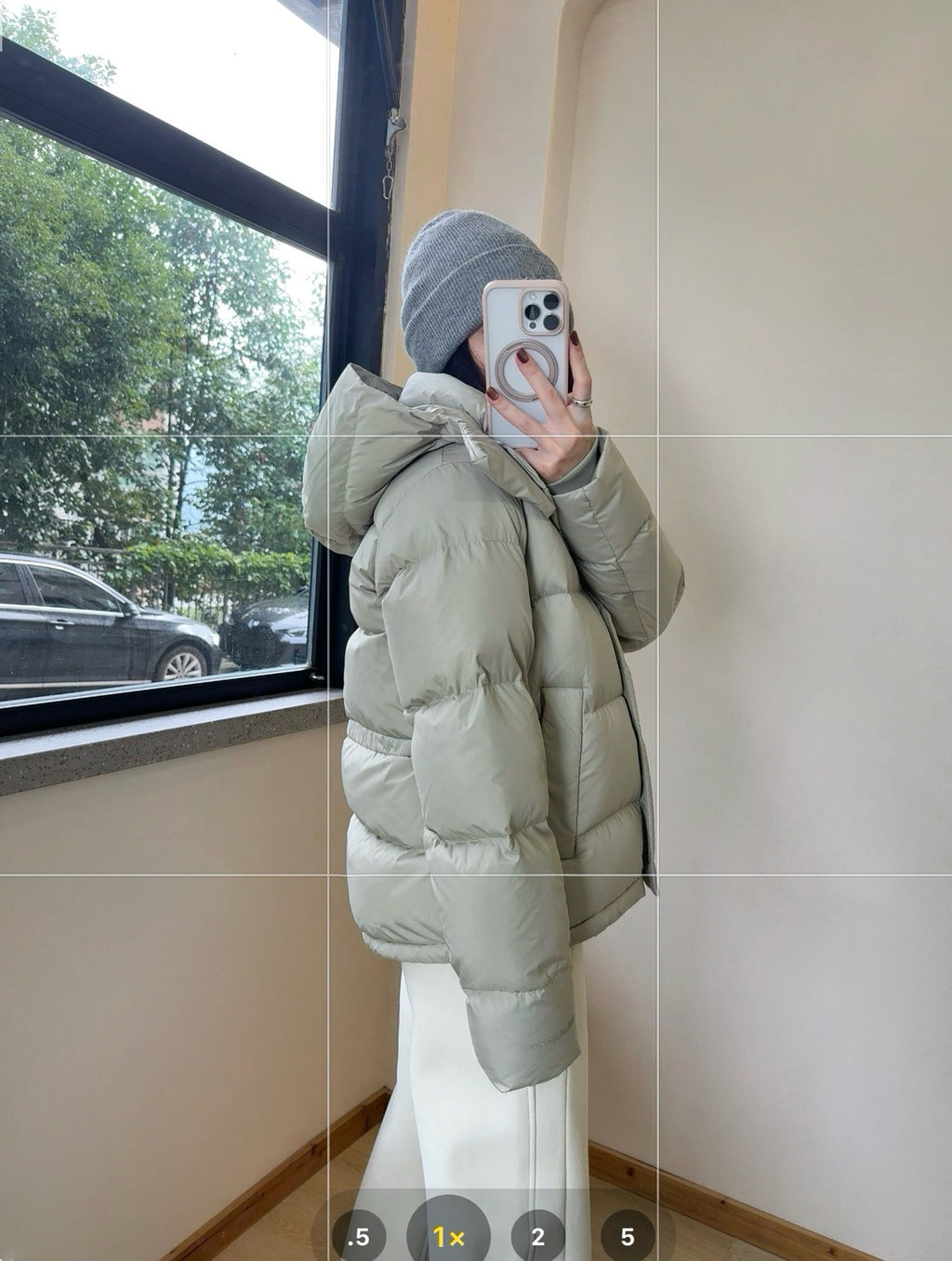 Wunder 5-Cell Women's Puffer Jacket 95% Premium White Goose Down Waist-Cinching Slimming Bread Jacket  Ultra-Warm Winter Coat 2025
