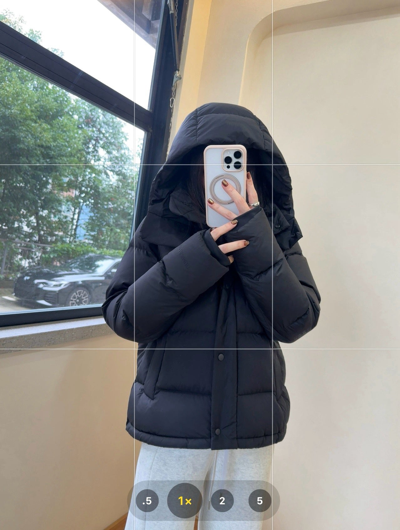 Wunder 5-Cell Women's Puffer Jacket 95% Premium White Goose Down Waist-Cinching Slimming Bread Jacket  Ultra-Warm Winter Coat 2025