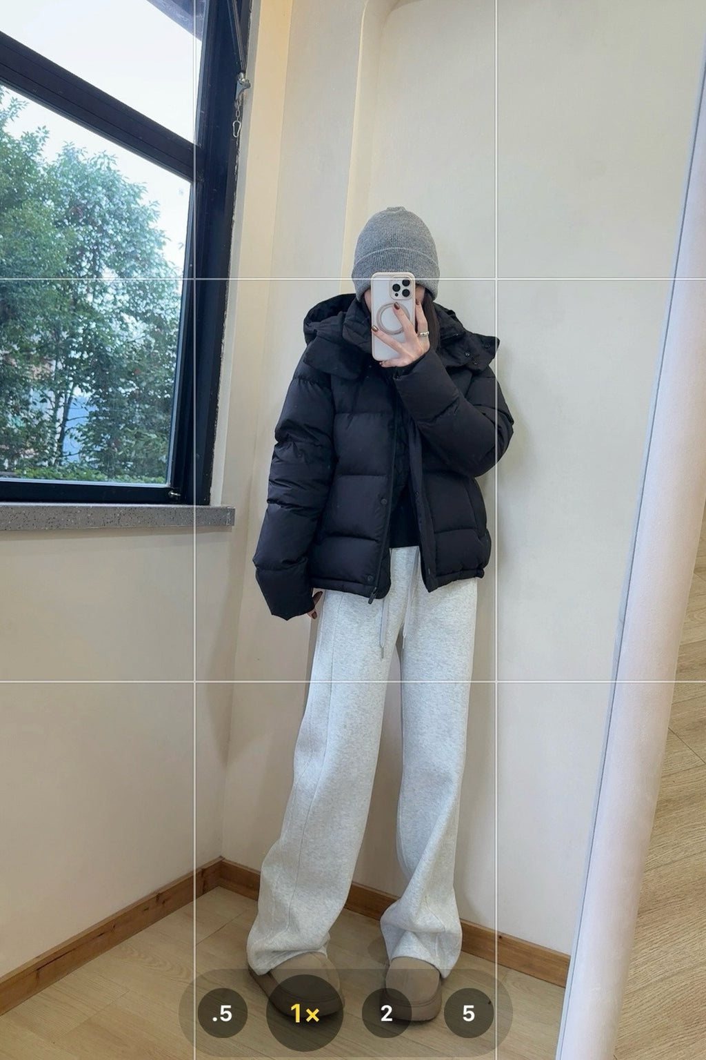 Wunder 5-Cell Women's Puffer Jacket 95% Premium White Goose Down Waist-Cinching Slimming Bread Jacket  Ultra-Warm Winter Coat 2025