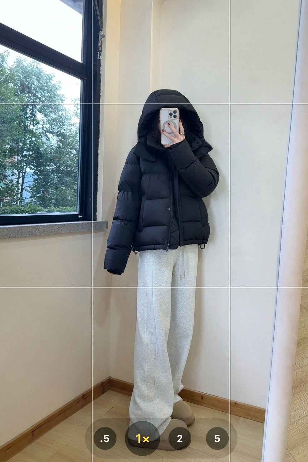 Wunder 5-Cell Women's Puffer Jacket 95% Premium White Goose Down Waist-Cinching Slimming Bread Jacket  Ultra-Warm Winter Coat 2025