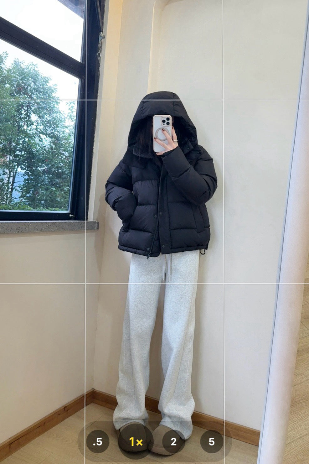 Wunder 5-Cell Women's Puffer Jacket 95% Premium White Goose Down Waist-Cinching Slimming Bread Jacket  Ultra-Warm Winter Coat 2025