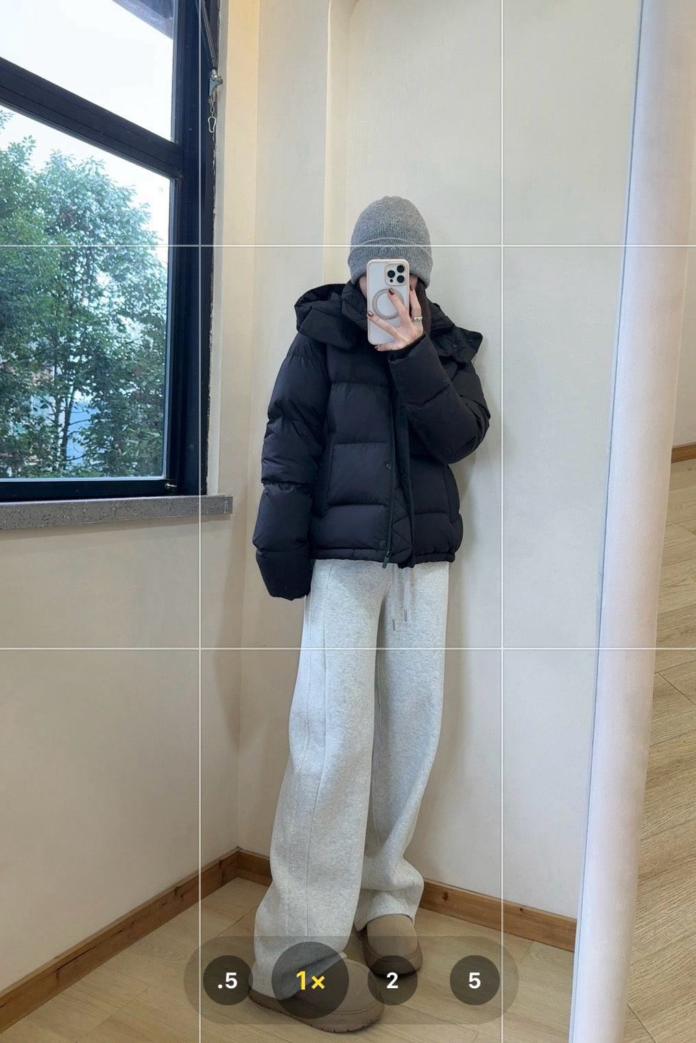 Wunder 5-Cell Women's Puffer Jacket 95% Premium White Goose Down Waist-Cinching Slimming Bread Jacket  Ultra-Warm Winter Coat 2025