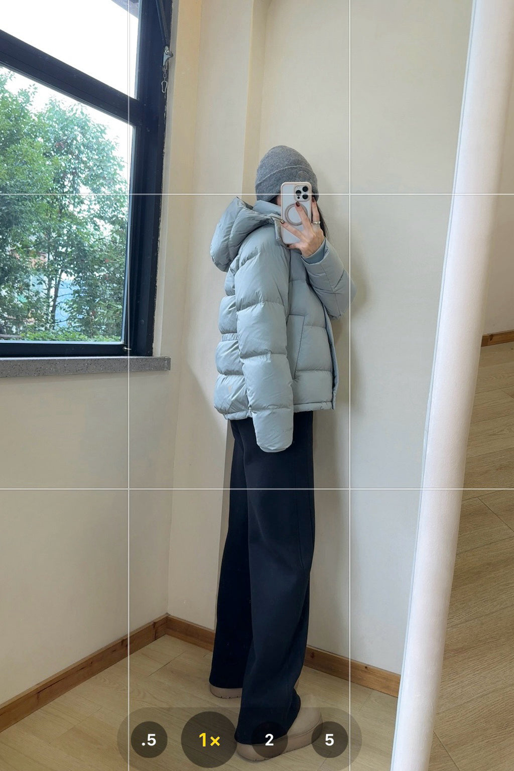 Wunder 5-Cell Women's Puffer Jacket 95% Premium White Goose Down Waist-Cinching Slimming Bread Jacket  Ultra-Warm Winter Coat 2025