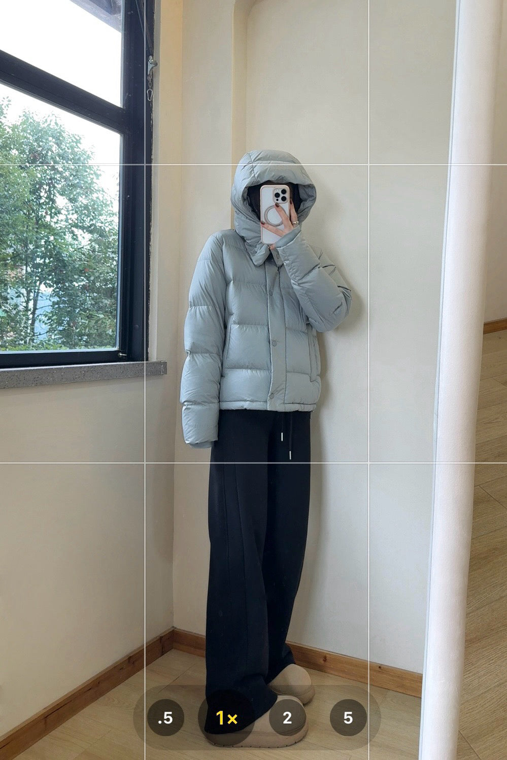 Wunder 5-Cell Women's Puffer Jacket 95% Premium White Goose Down Waist-Cinching Slimming Bread Jacket  Ultra-Warm Winter Coat 2025