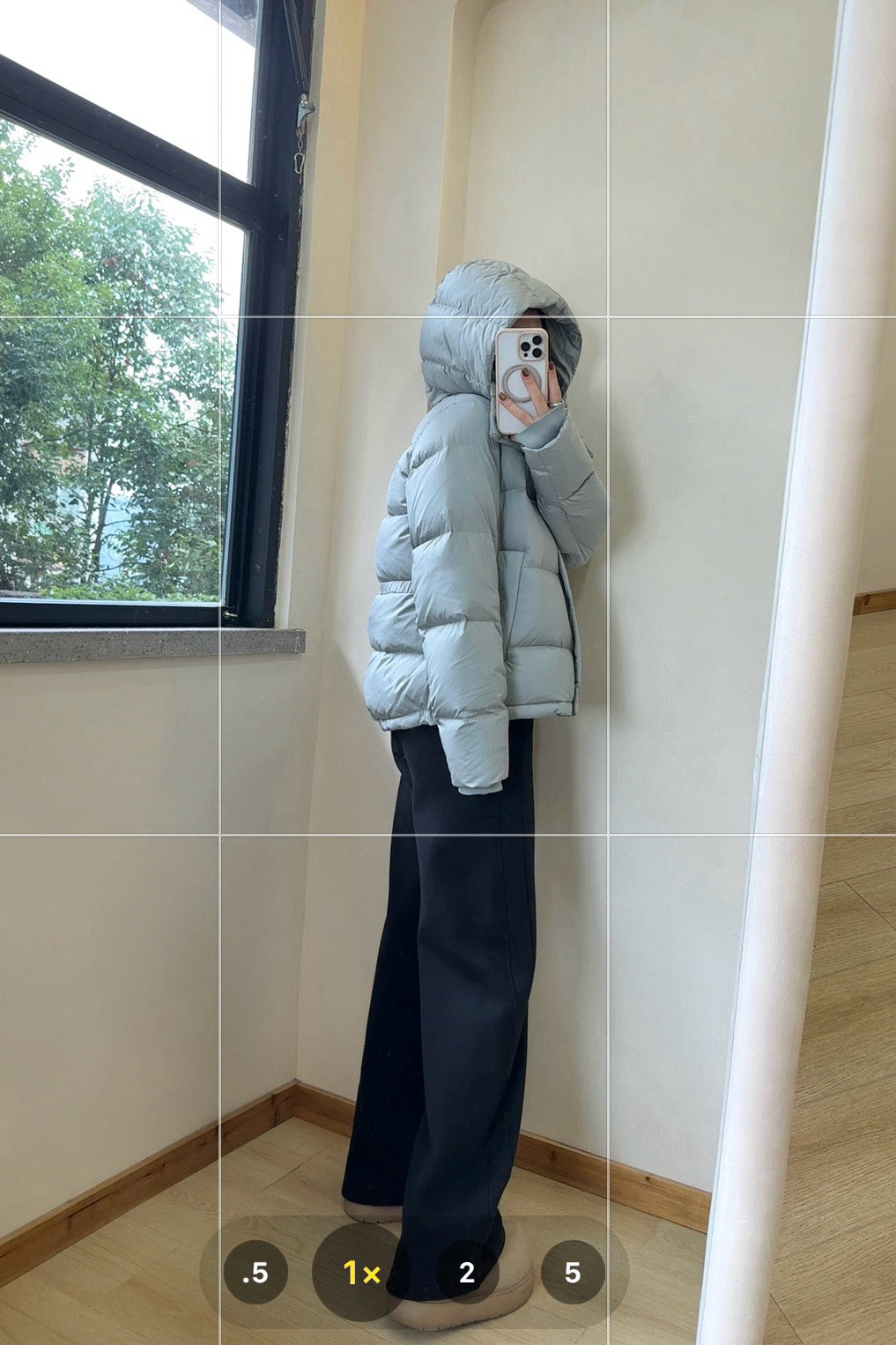 Wunder 5-Cell Women's Puffer Jacket 95% Premium White Goose Down Waist-Cinching Slimming Bread Jacket  Ultra-Warm Winter Coat 2025