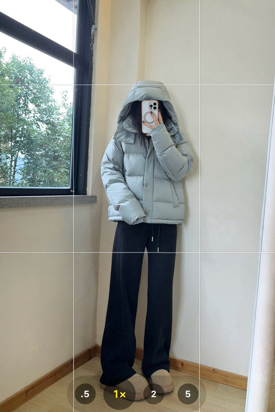 Wunder 5-Cell Women's Puffer Jacket 95% Premium White Goose Down Waist-Cinching Slimming Bread Jacket  Ultra-Warm Winter Coat 2025