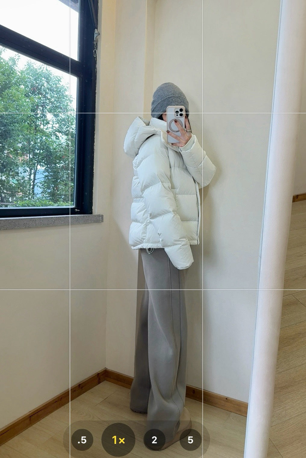 Wunder 5-Cell Women's Puffer Jacket 95% Premium White Goose Down Waist-Cinching Slimming Bread Jacket  Ultra-Warm Winter Coat 2025