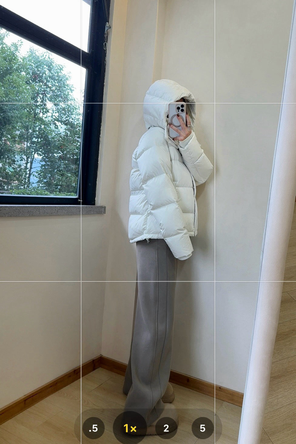 Wunder 5-Cell Women's Puffer Jacket 95% Premium White Goose Down Waist-Cinching Slimming Bread Jacket  Ultra-Warm Winter Coat 2025