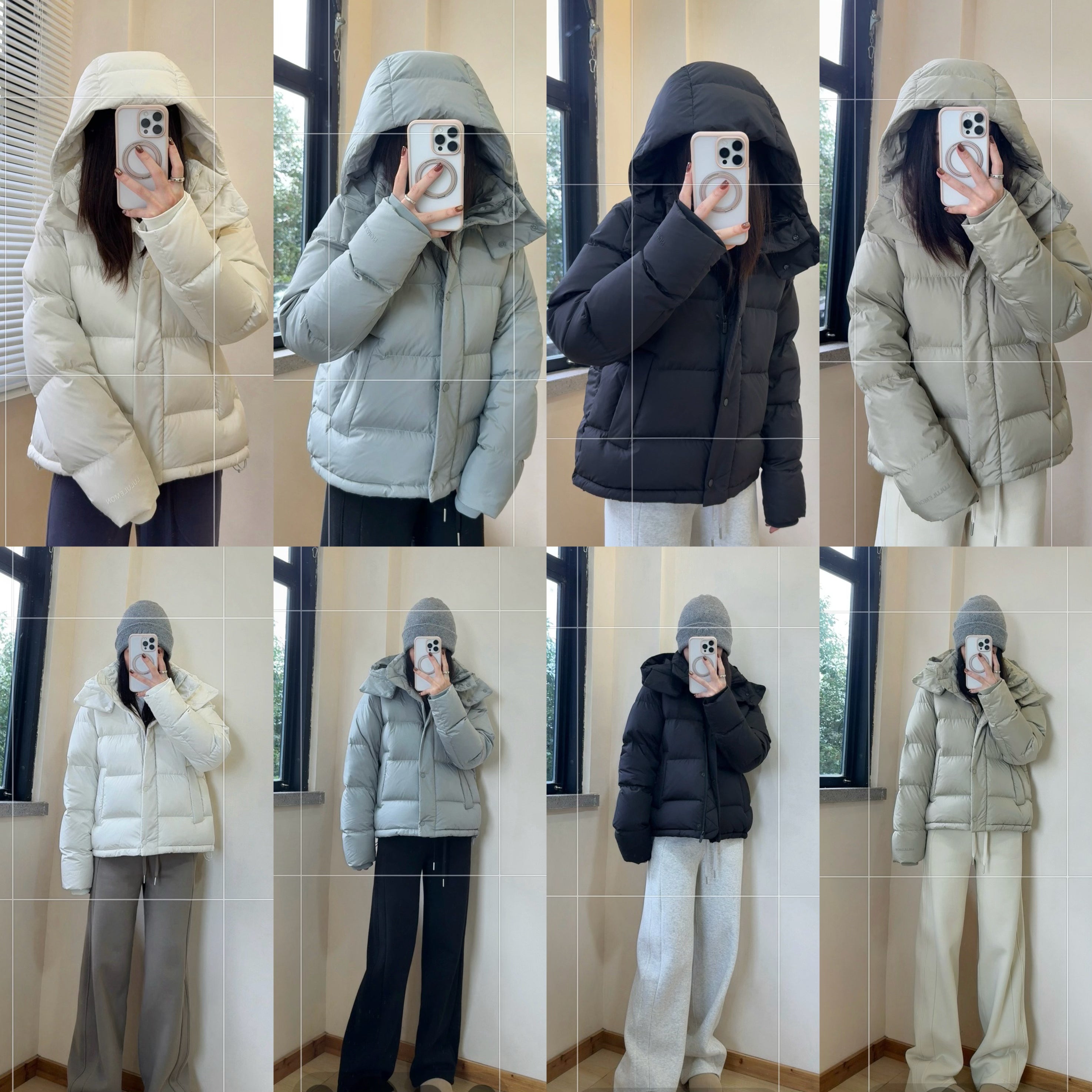 Wunder 5-Cell Women's Puffer Jacket 95% Premium White Goose Down Waist-Cinching Slimming Bread Jacket  Ultra-Warm Winter Coat 2025