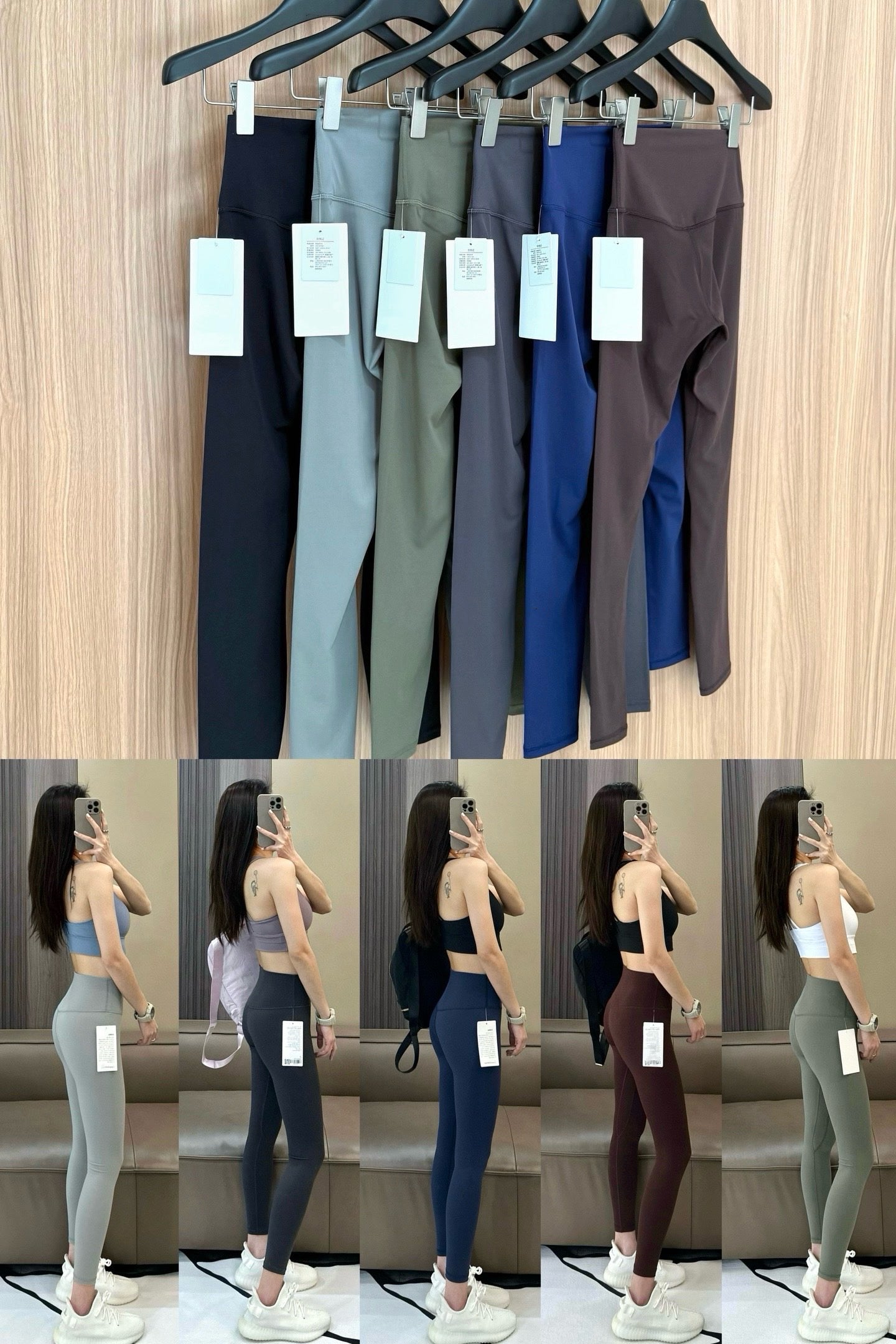 Signature 7/8 High-Waisted Yoga Pants – Authentic Lycra Fabric with Slimming Fit – Premium Versatile Workout Leggings in 6 Essential Colors
