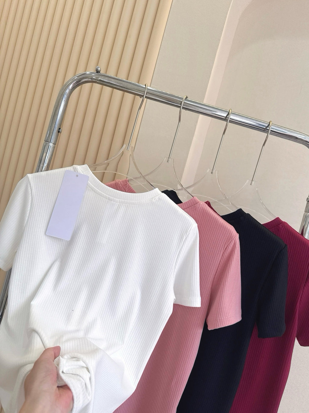 Curved Hem activewear 25 Summer Outdoor Casual Basic Anti-Stripe Versatile Breathable Round Neck Slimming Workout Tee – Loose Fit Yoga Performance Shirt – Flattering Athletic Top for All Body Types T-shirt New