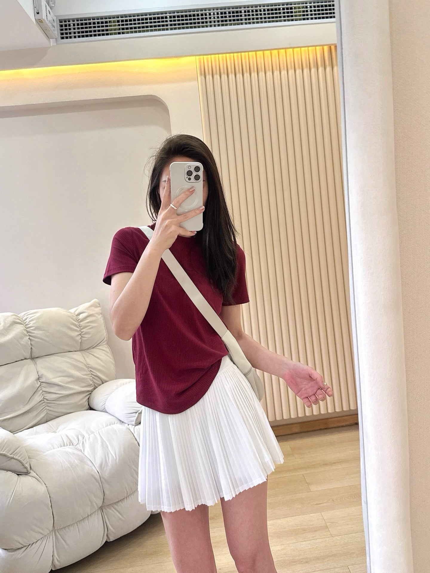 Curved Hem activewear 25 Summer Outdoor Casual Basic Anti-Stripe Versatile Breathable Round Neck Slimming Workout Tee – Loose Fit Yoga Performance Shirt – Flattering Athletic Top for All Body Types T-shirt New