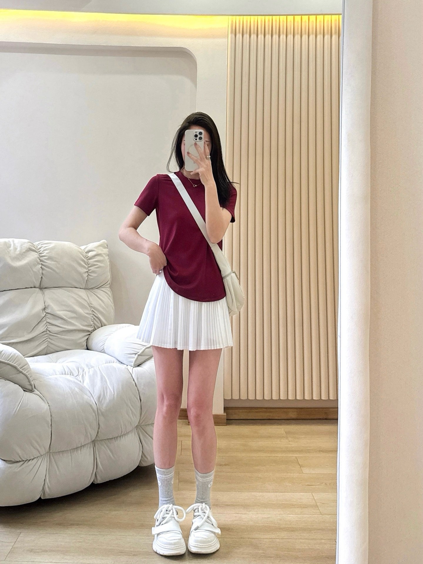 Curved Hem activewear 25 Summer Outdoor Casual Basic Anti-Stripe Versatile Breathable Round Neck Slimming Workout Tee – Loose Fit Yoga Performance Shirt – Flattering Athletic Top for All Body Types T-shirt New