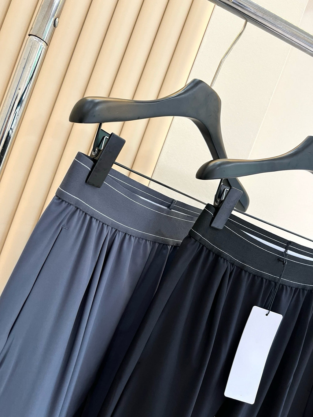 Suit up High Waist Suit Pants Women Elastic Waistband Casual Versatile Wide Leg Draped Slimming Loose Long Pants Upgraded Effortless Chic High-Drape Slimming Trousers for Tall Look Breathable Summer Pants