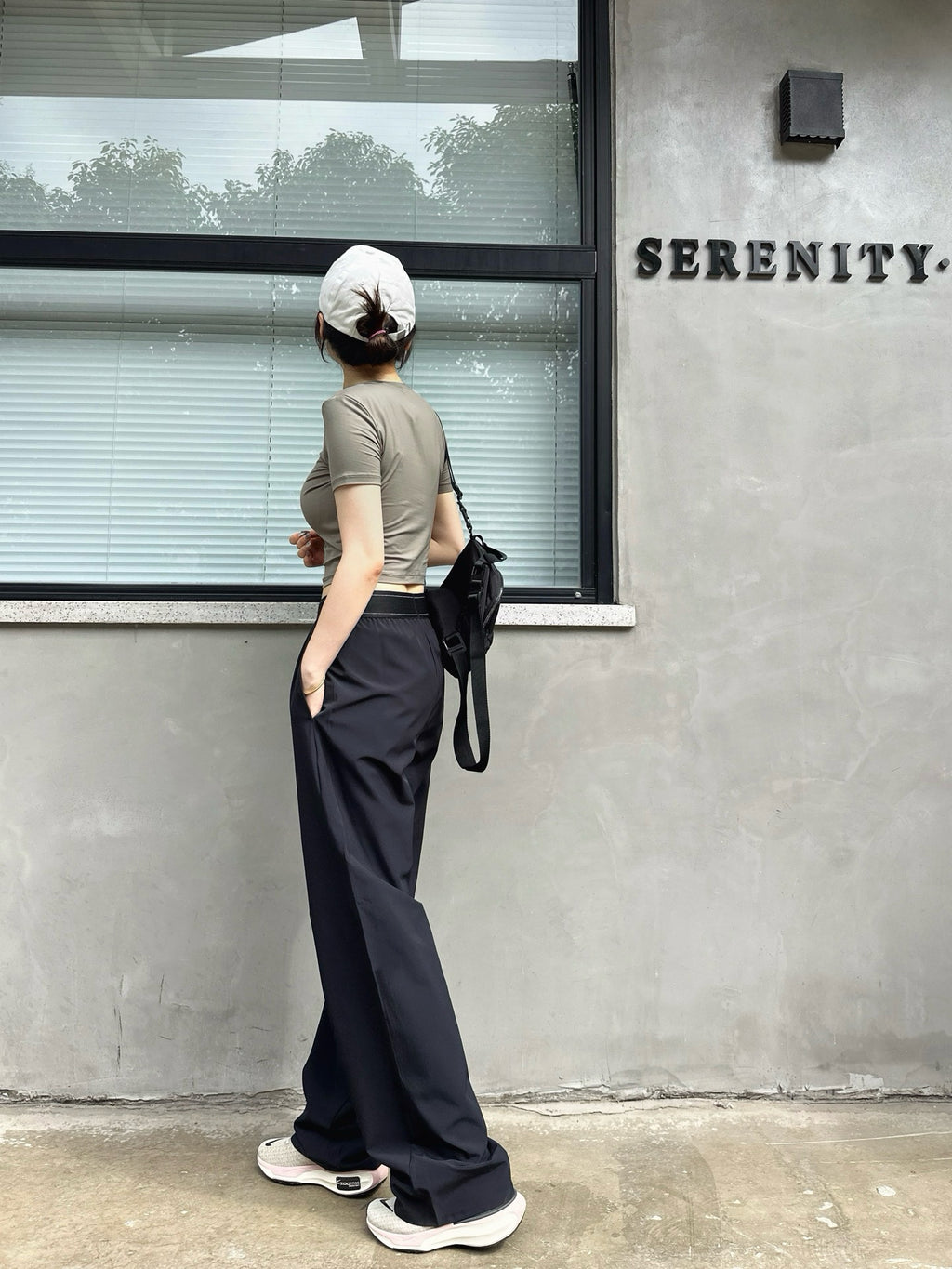 Suit up High Waist Suit Pants Women Elastic Waistband Casual Versatile Wide Leg Draped Slimming Loose Long Pants Upgraded Effortless Chic High-Drape Slimming Trousers for Tall Look Breathable Summer Pants