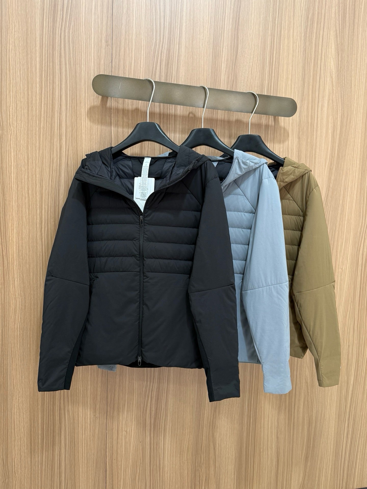 Down for It All Ultra-Light Slimming Goose Down Jacket – High-Performance "Ribbed" Puffer – Zero-Weight Warmth with Underarm Stretch Panels for Fitness & Style