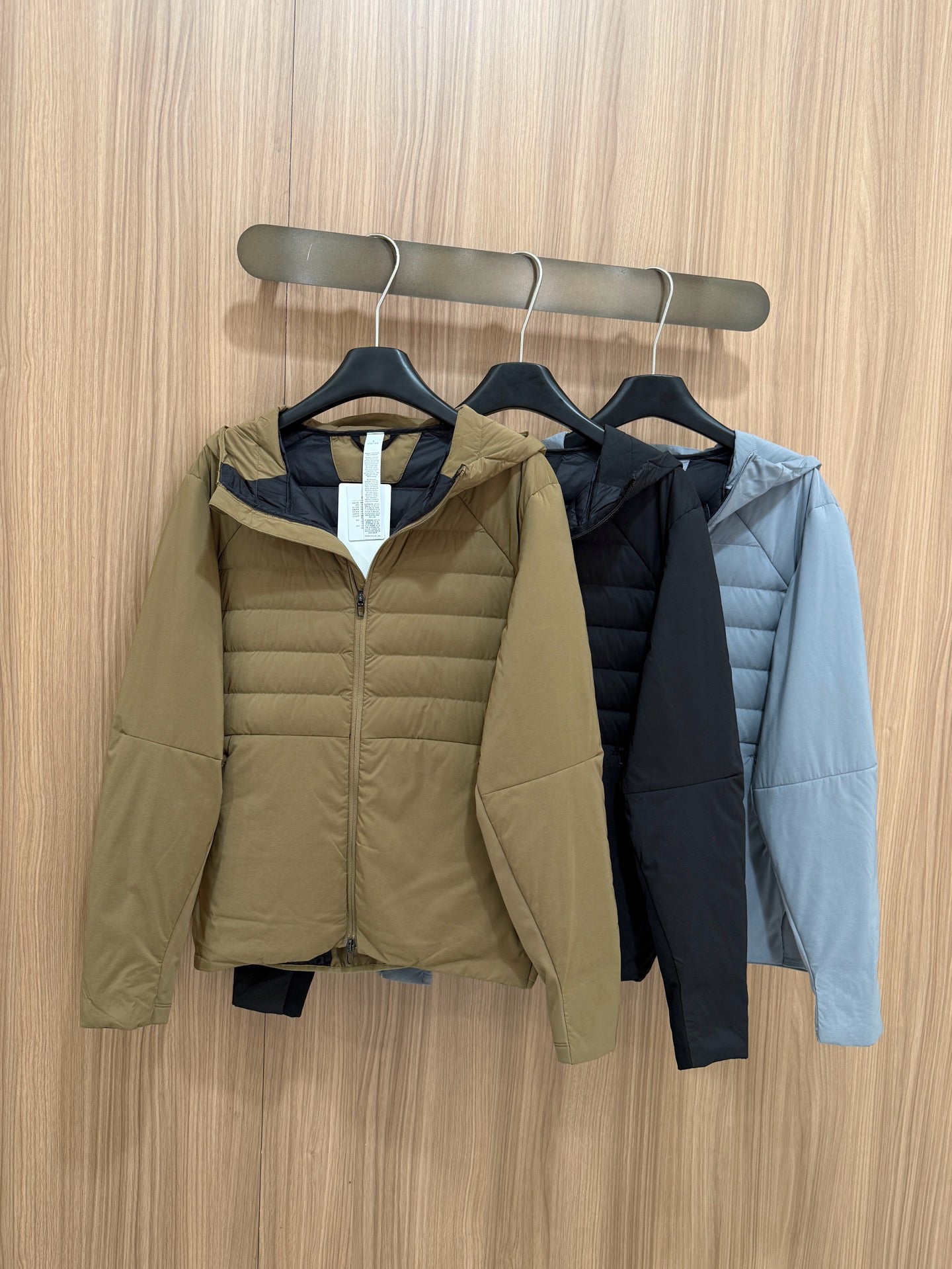 Down for It All Ultra-Light Slimming Goose Down Jacket – High-Performance "Ribbed" Puffer – Zero-Weight Warmth with Underarm Stretch Panels for Fitness & Style