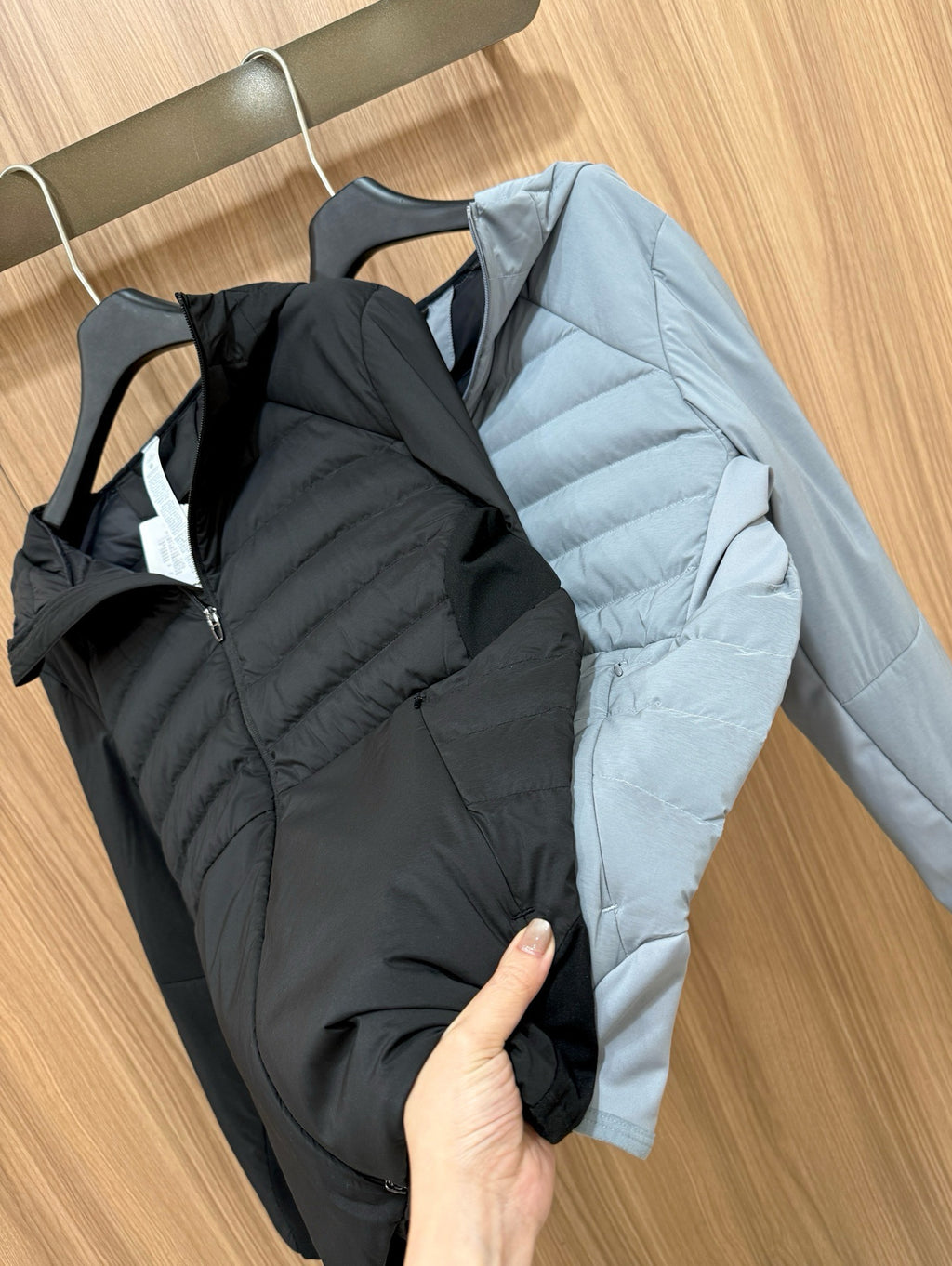 Down for It All Ultra-Light Slimming Goose Down Jacket – High-Performance "Ribbed" Puffer – Zero-Weight Warmth with Underarm Stretch Panels for Fitness & Style