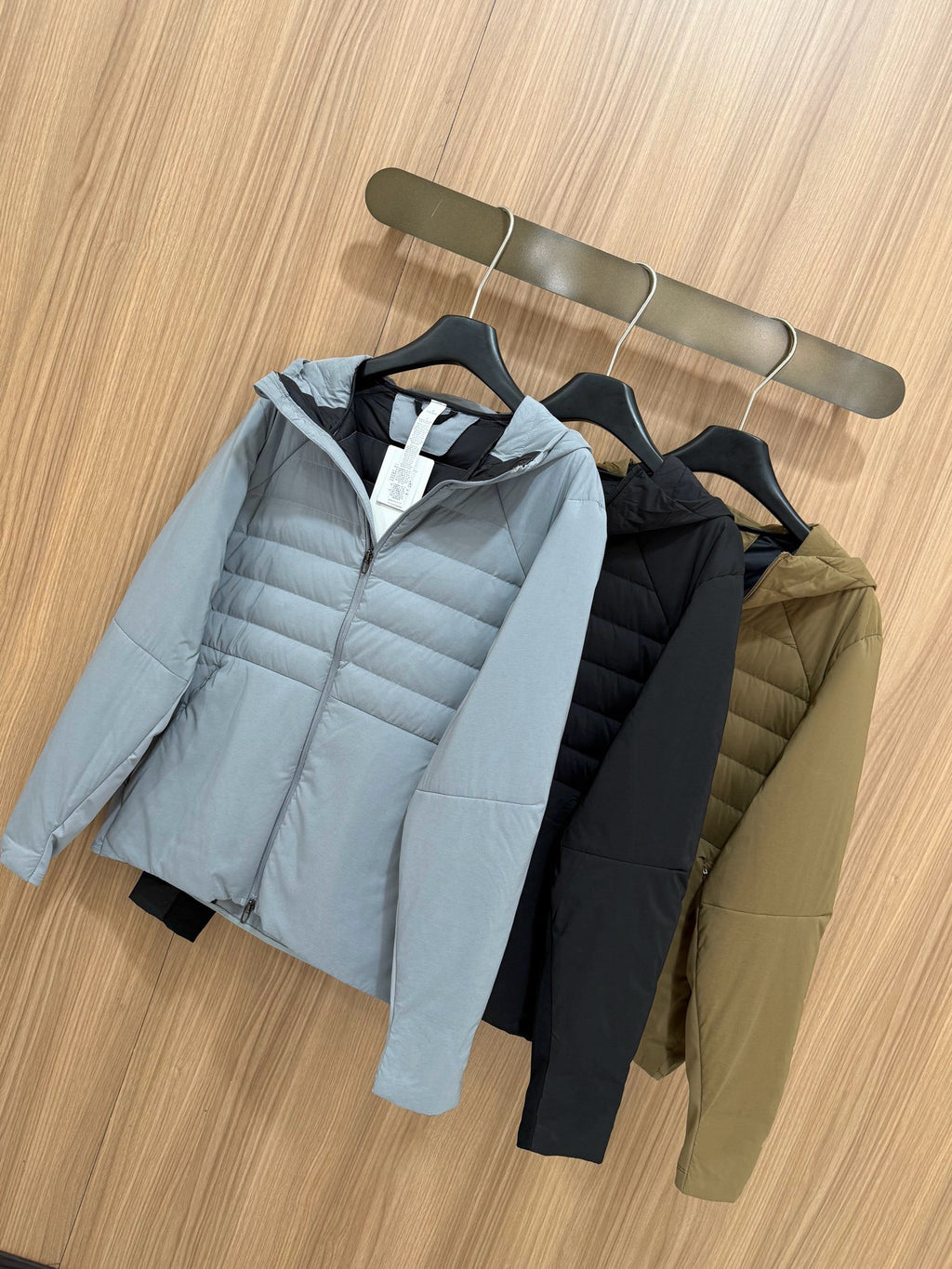 Down for It All Ultra-Light Slimming Goose Down Jacket – High-Performance "Ribbed" Puffer – Zero-Weight Warmth with Underarm Stretch Panels for Fitness & Style