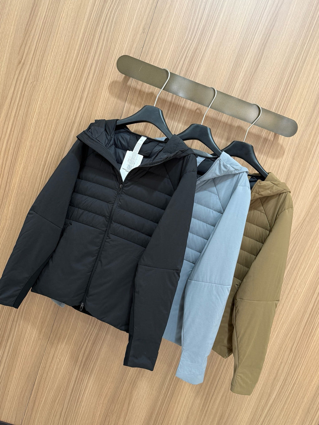 Down for It All Ultra-Light Slimming Goose Down Jacket – High-Performance "Ribbed" Puffer – Zero-Weight Warmth with Underarm Stretch Panels for Fitness & Style