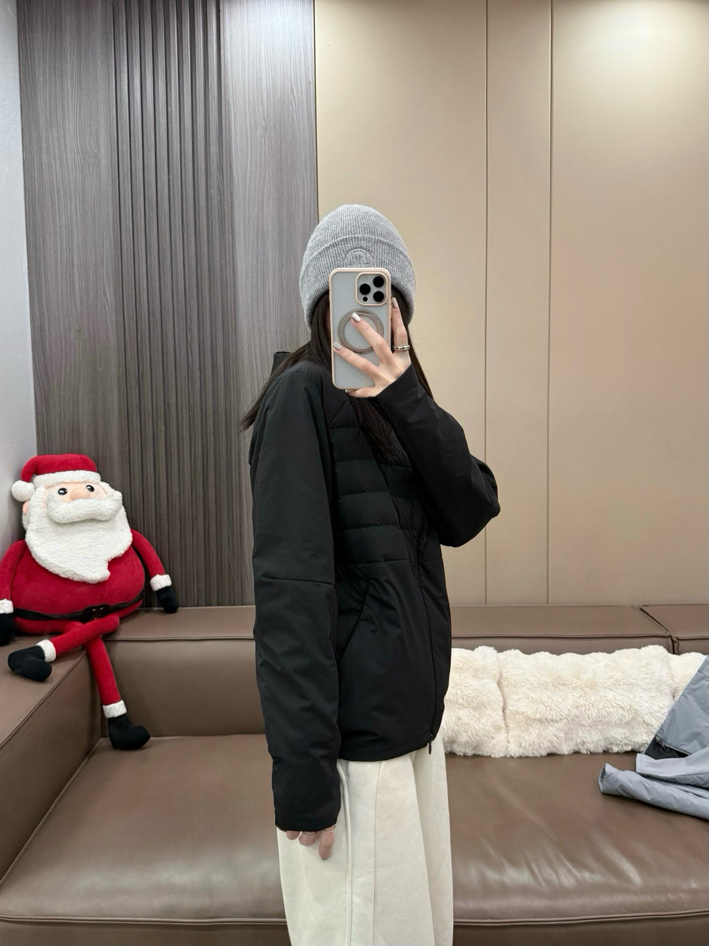 Down for It All Ultra-Light Slimming Goose Down Jacket – High-Performance "Ribbed" Puffer – Zero-Weight Warmth with Underarm Stretch Panels for Fitness & Style