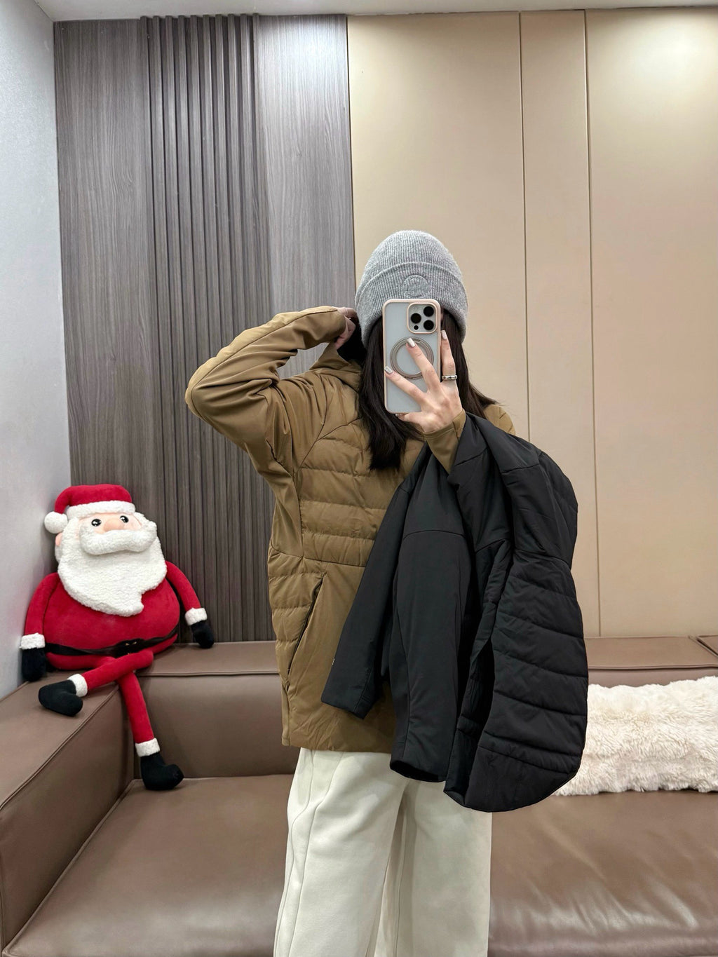 Down for It All Ultra-Light Slimming Goose Down Jacket – High-Performance "Ribbed" Puffer – Zero-Weight Warmth with Underarm Stretch Panels for Fitness & Style