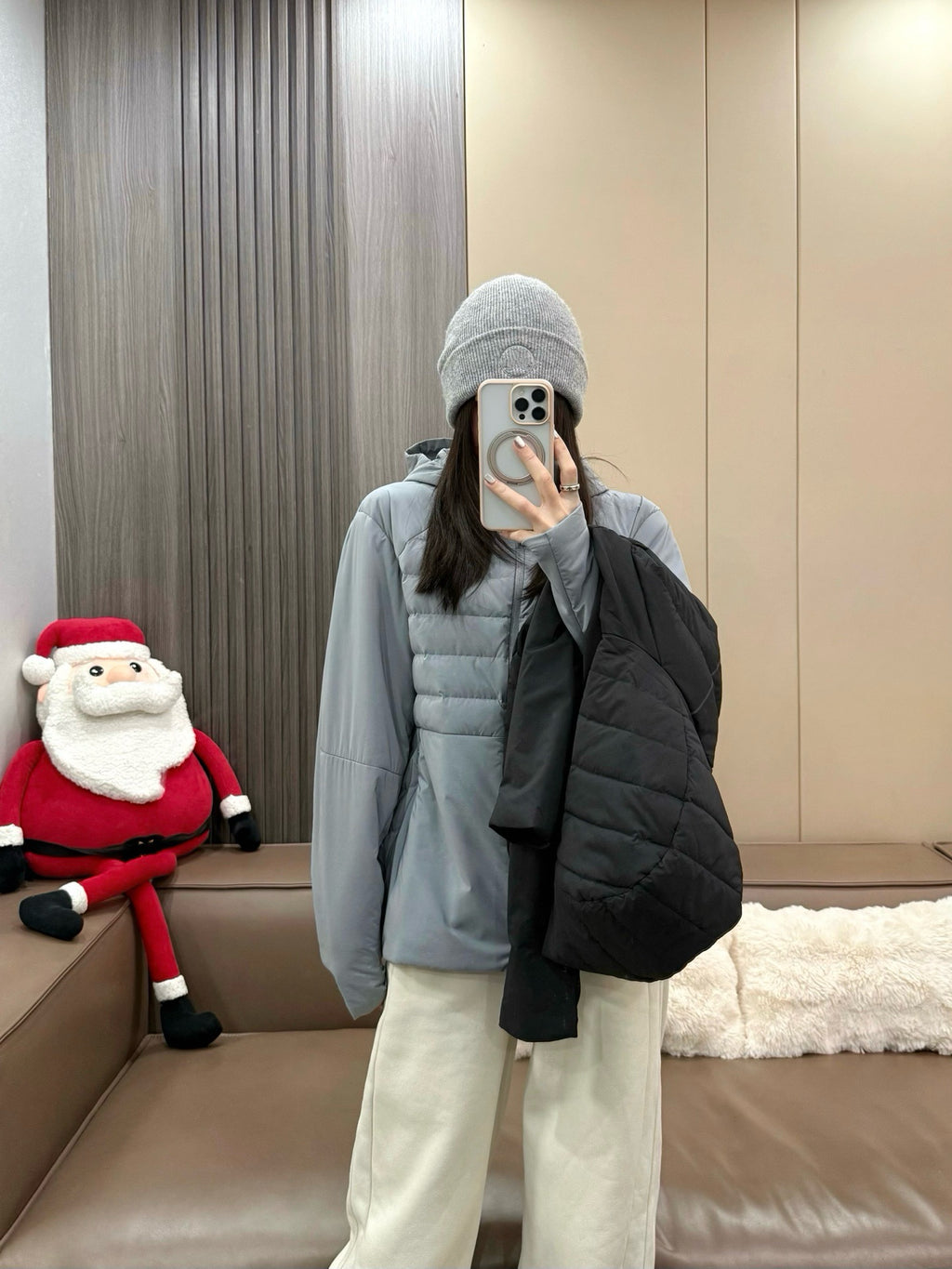 Down for It All Ultra-Light Slimming Goose Down Jacket – High-Performance "Ribbed" Puffer – Zero-Weight Warmth with Underarm Stretch Panels for Fitness & Style