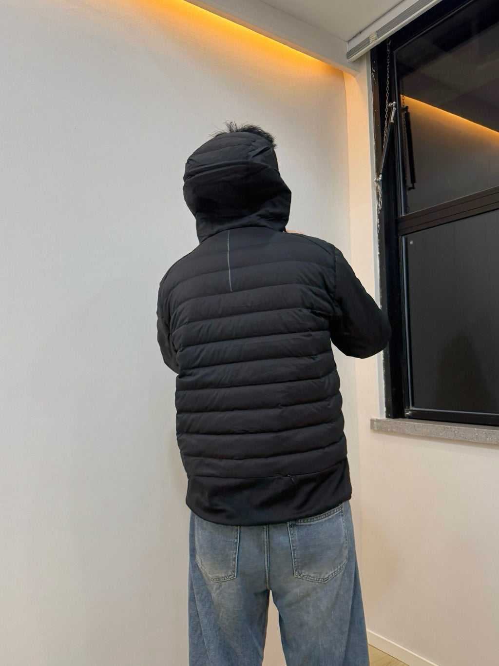 Down for It All Ultra-Light Slimming Goose Down Jacket – High-Performance "Ribbed" Puffer – Zero-Weight Warmth with Underarm Stretch Panels for Fitness & Style